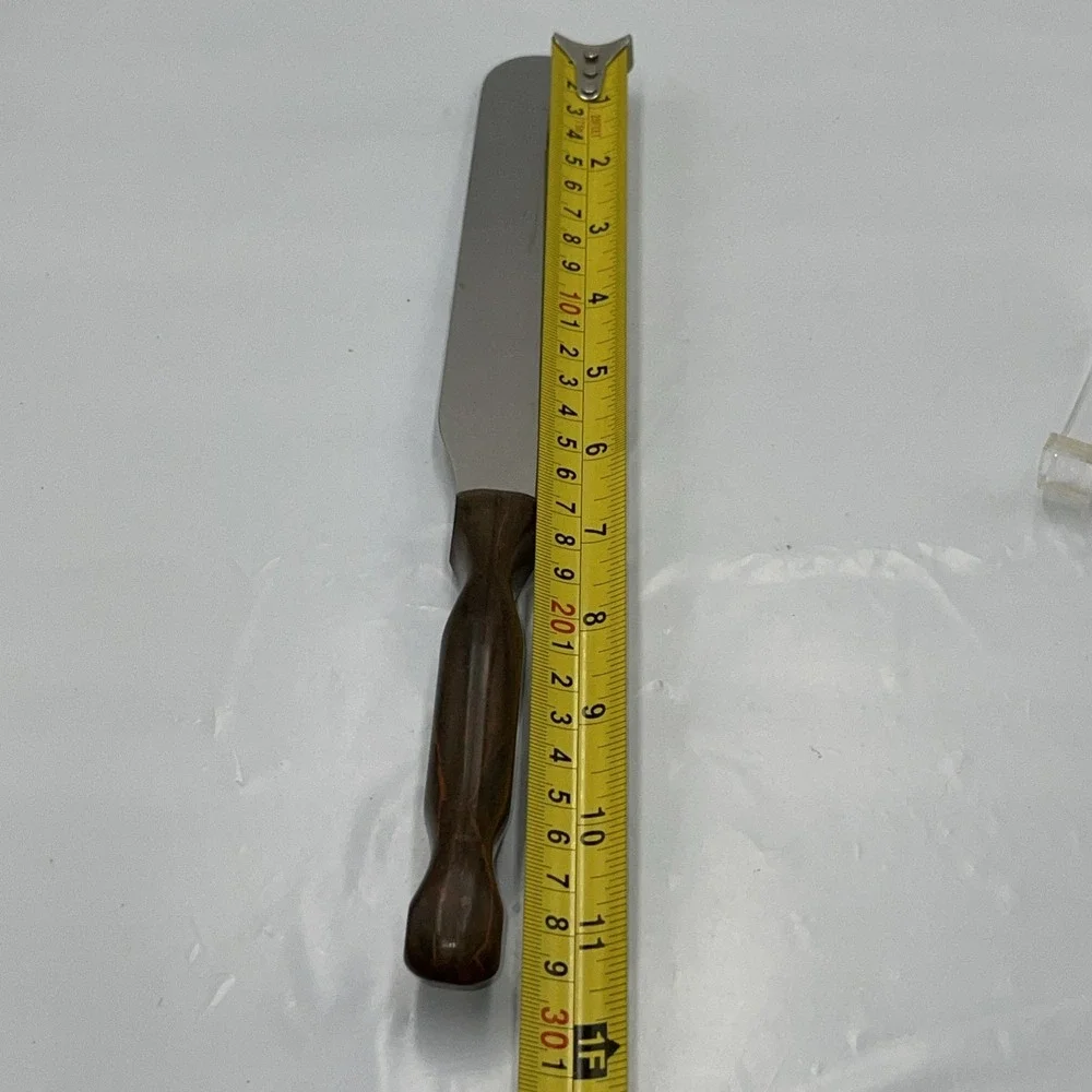Cutco Vintage No. 1028 Cake Icing Spatula‎ Spreader Knife Classic Brown Handle